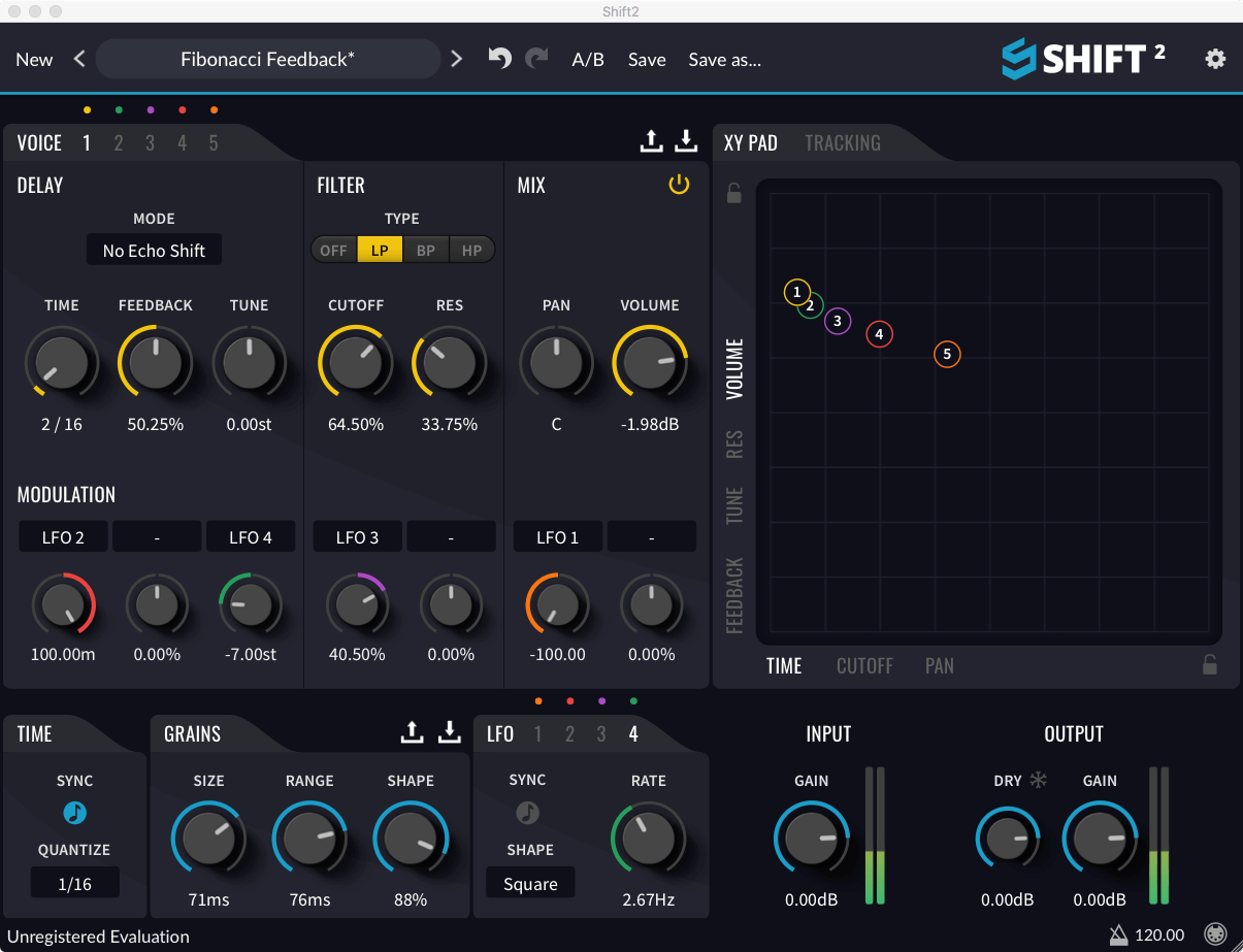 The granular pitch-tracking, pitch-shifting delay. 