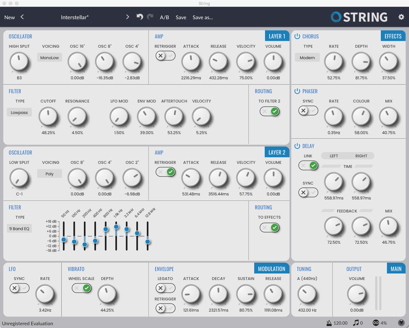 The ensemble synth.
